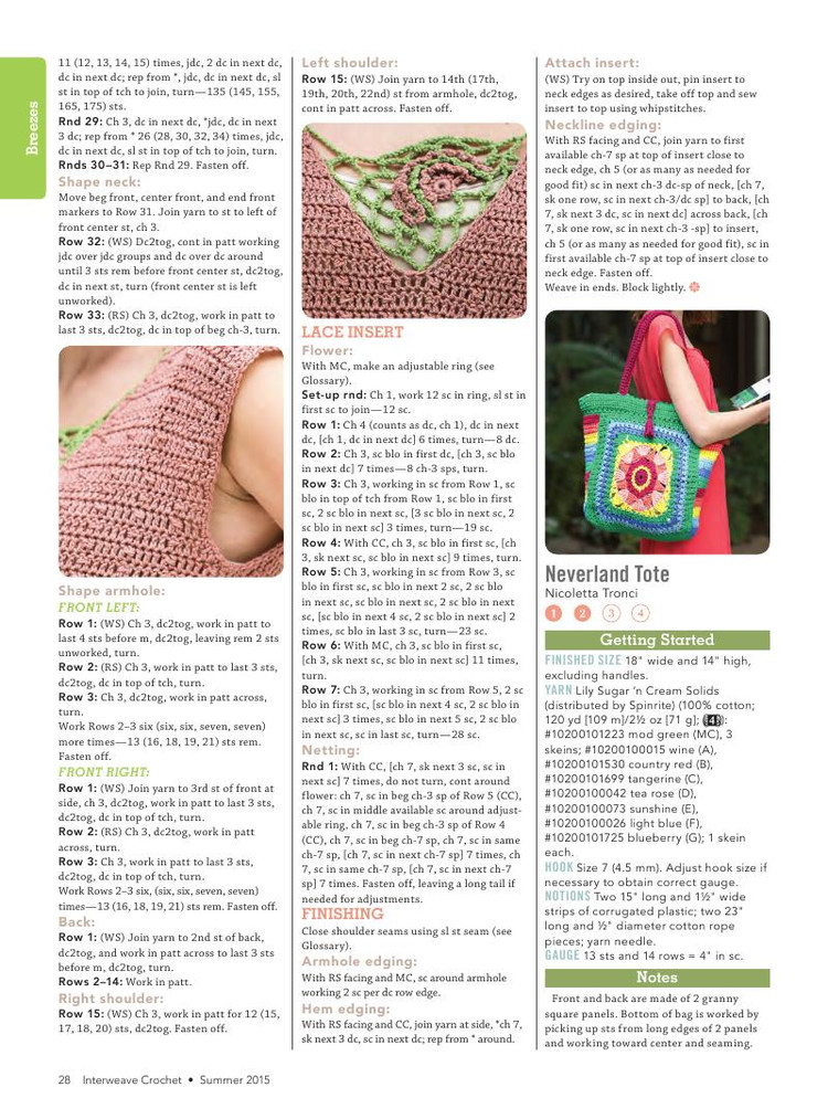 Interweave Crochet  Summer 2015 - 輕描淡寫 - 輕描淡寫