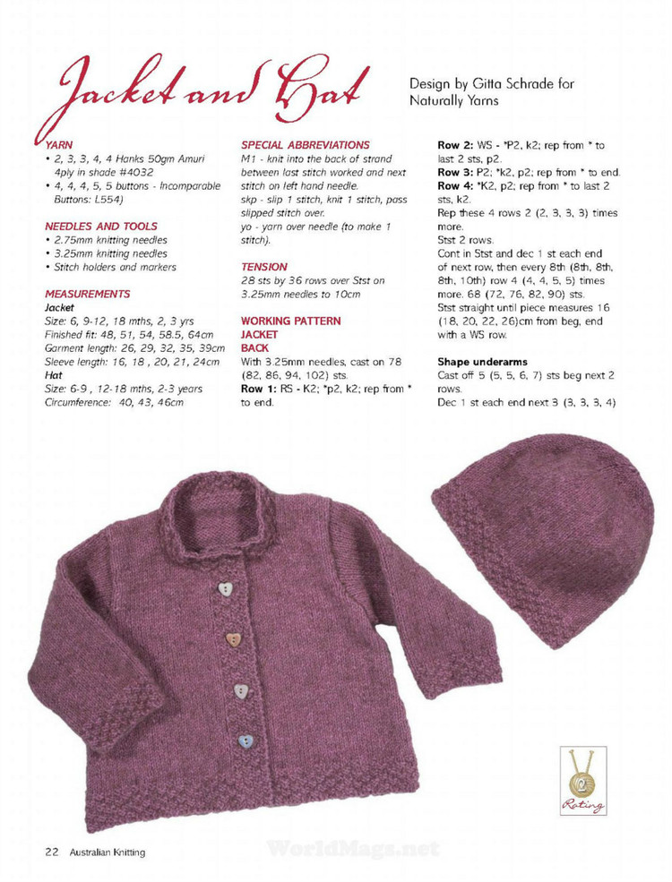 Australian Knitting Volume 8 №1 2016 - 輕描淡寫 - 輕描淡寫