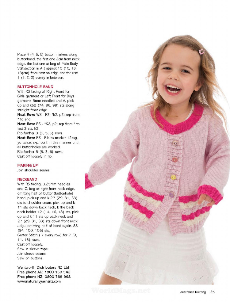 Australian Knitting Volume 8 №1 2016 - 輕描淡寫 - 輕描淡寫