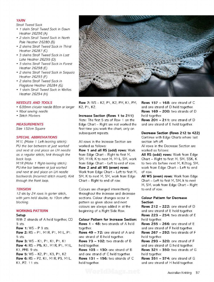 Australian Knitting Volume 8 №1 2016 - 輕描淡寫 - 輕描淡寫