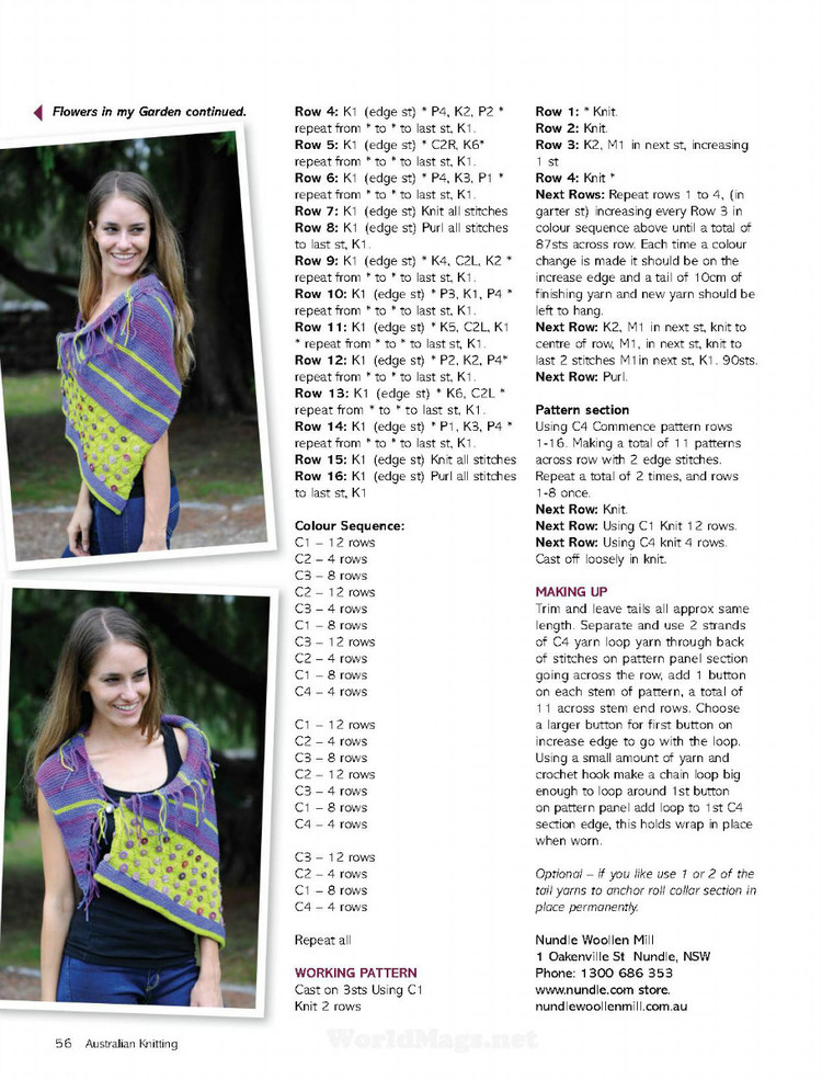Australian Knitting Volume 8 №1 2016 - 輕描淡寫 - 輕描淡寫