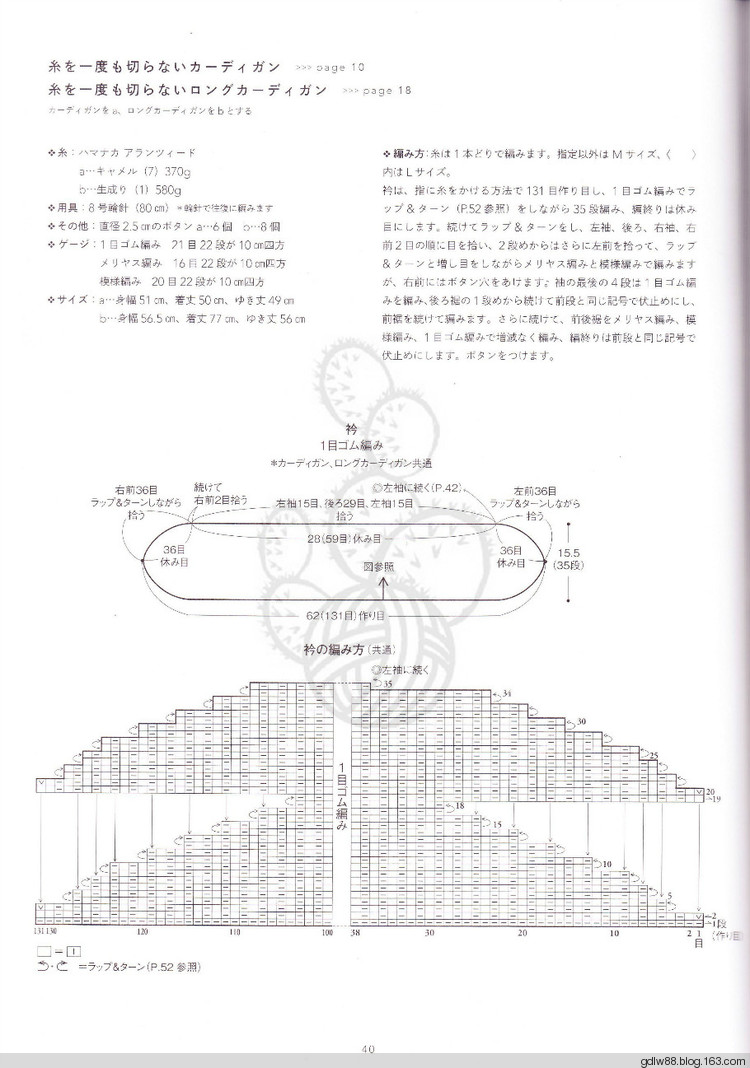 2015 じっくり編んで永く愛(ài)せるニットのふだん著 (1) - 木棉花 - 雨茫茫，霧茫茫，盼望花開(kāi)，花已落……