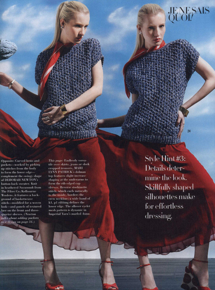 Vogue Knitting  Early Fall 2014 - 輕描淡寫 - 輕描淡寫