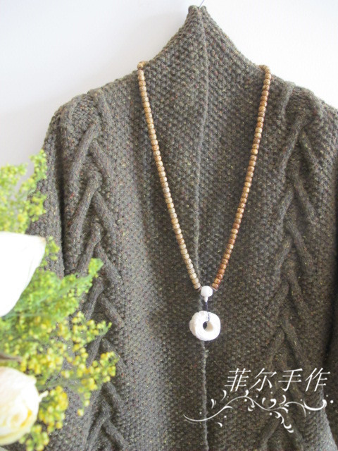 【菲爾手作】大牌開衫季之云杉---云點(diǎn)流蘇外套（美圖+女兒秀) - 菲爾 - 菲爾的編織博客