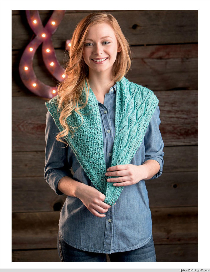 3 Skeins or Less - Fresh Knitted Accessories 節(jié)選披肩 - 紫蘇 - 紫蘇的博客
