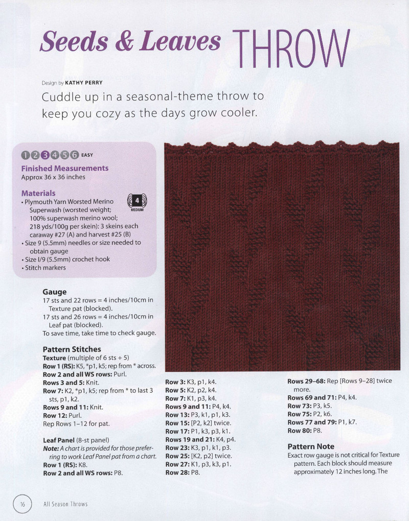 All Season Throws - October 2013 - 紫蘇 - 紫蘇的博客