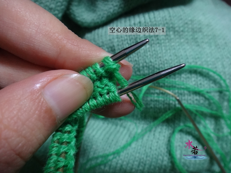 201539  煙花碧（羊絨圓領(lǐng)套頭衫） - 水若 - 滿溪流水香