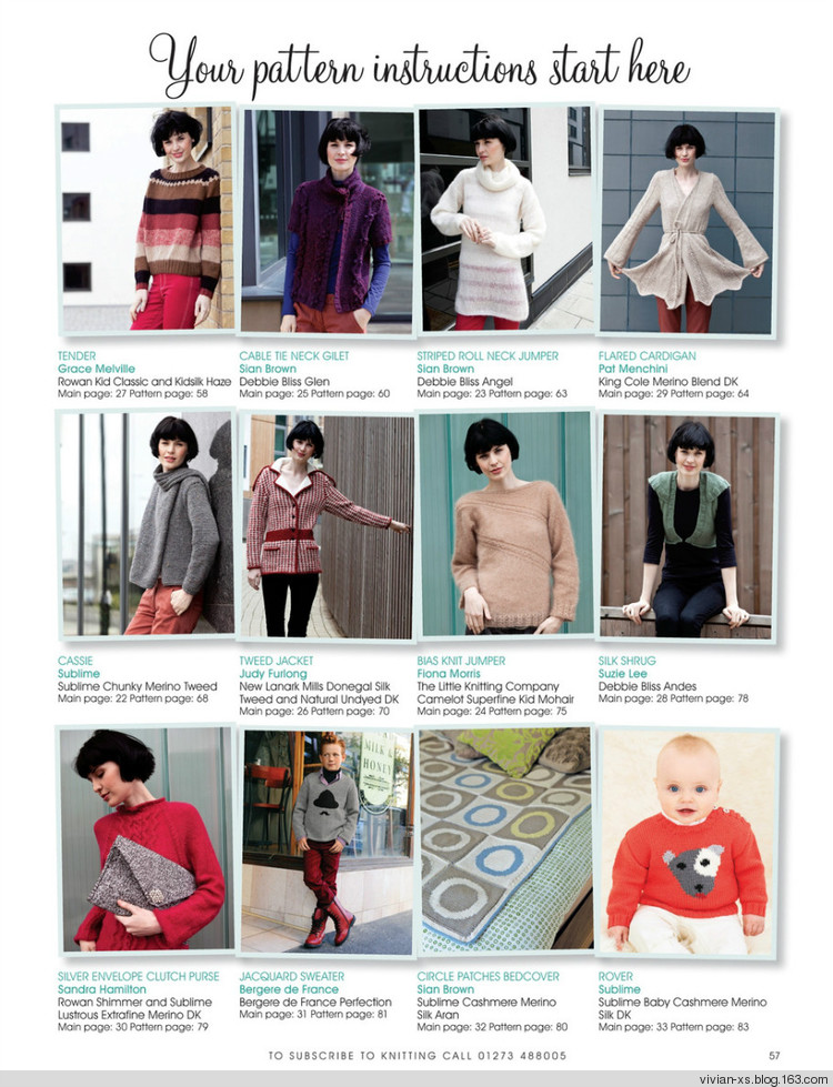 Knitting2011—— Issue 93 - Vivian - Vivian天天向尚