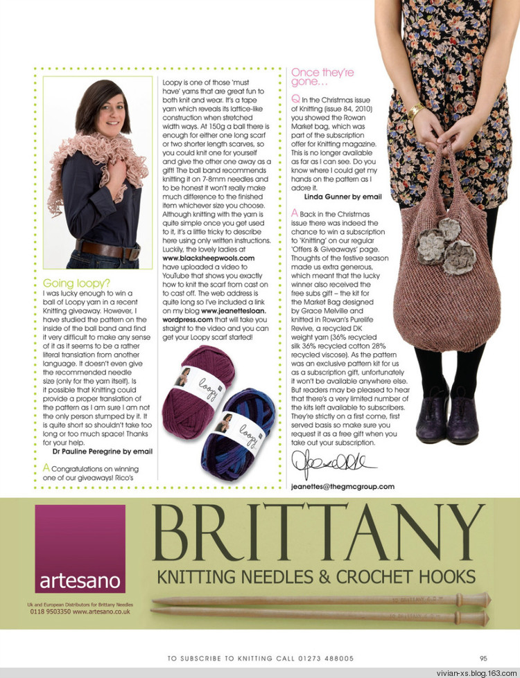 Knitting2011—— Issue 93 - Vivian - Vivian天天向尚