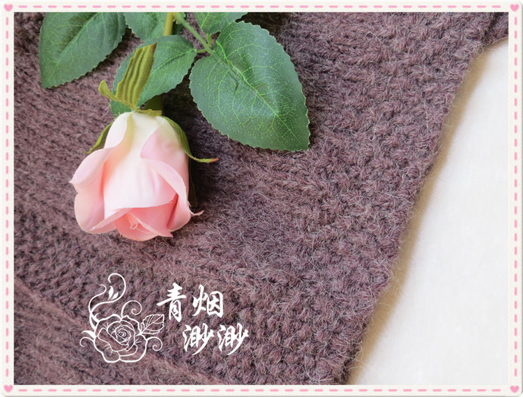 沉醉-----寬松A擺羊開(kāi)衫外套 - 青煙渺渺 - 青煙渺渺