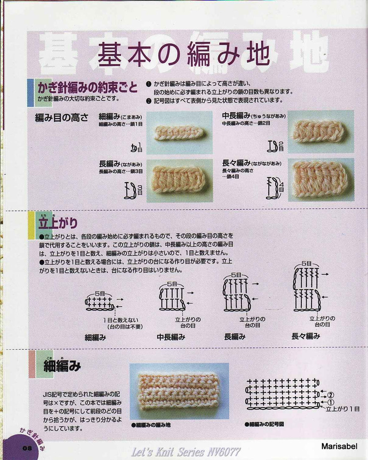 【轉(zhuǎn)載】廣瀨光治---鉤編基礎(chǔ) - 荷塘秀色 - 茶之韻