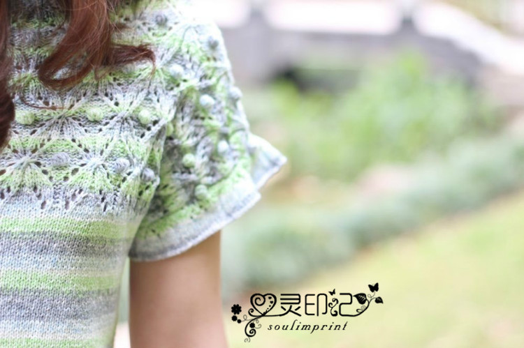 【心靈印記】清風——新志田花邊短袖衫 - 心靈印記 - 指間紗