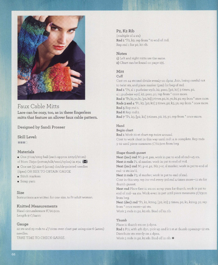 Noro Lace 30 ExquisiteKnits 2015 - 輕描淡寫 - 輕描淡寫