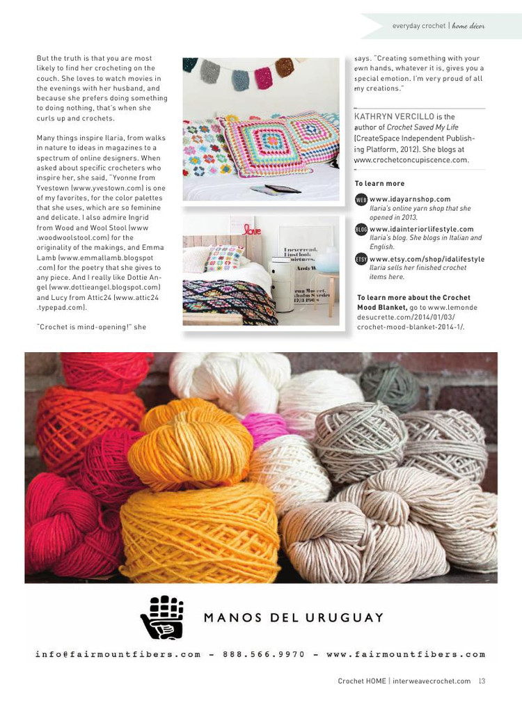 Interweave Crochet Home 2015 - 輕描淡寫 - 輕描淡寫