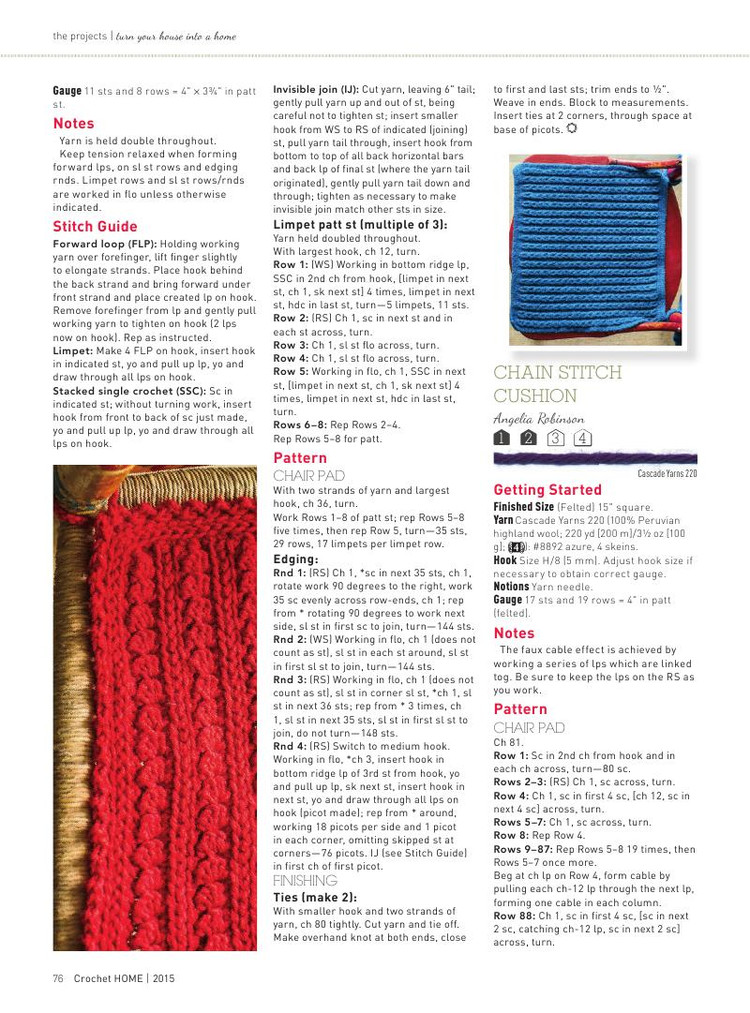 Interweave Crochet Home 2015 - 輕描淡寫 - 輕描淡寫