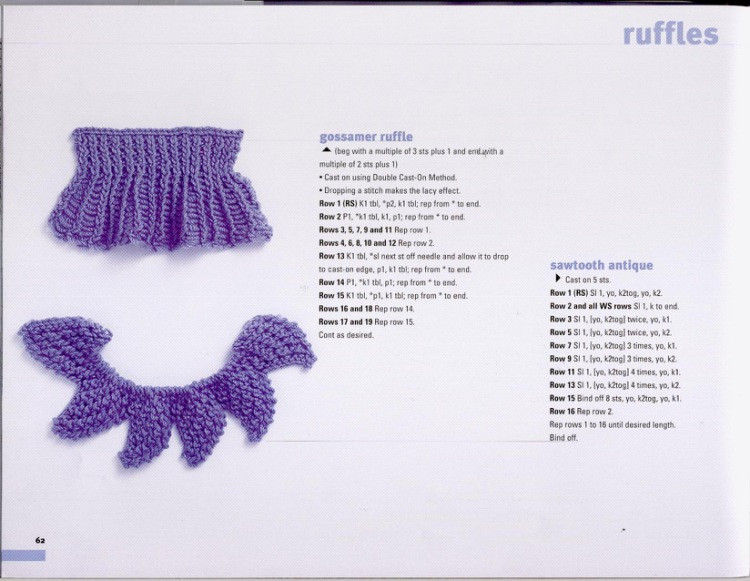 Knitting on the Edge: Ribs, Ruffles, Lace, Fringes, Floral, Points  Picots: The Essential Collection of 350 Decorative Borders針織邊緣： 肋骨、 褶邊、 花邊、 條紋，花卉，指出  Picots： 350 的裝飾邊框的基本集合 - 壹一 - 壹一的博客