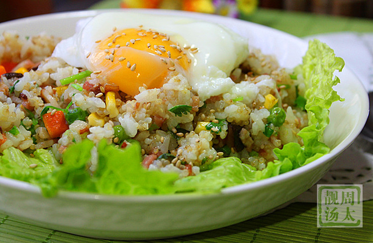 溏心蛋藜麥炒飯--蘋果公司食堂餐點(diǎn) - 周太靚湯 - 周太靚湯