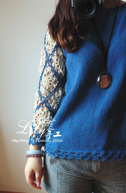 【Lily】--藍(lán)顏-- - Lily - Lily的手工編織天地
