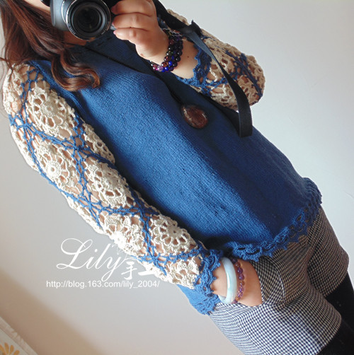 【Lily】--藍(lán)顏-- - Lily - Lily的手工編織天地