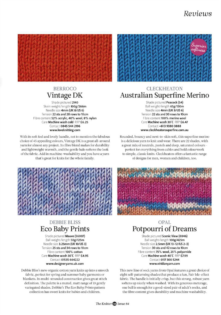 The Knitter №84 2015 - 輕描淡寫(xiě) - 輕描淡寫(xiě)