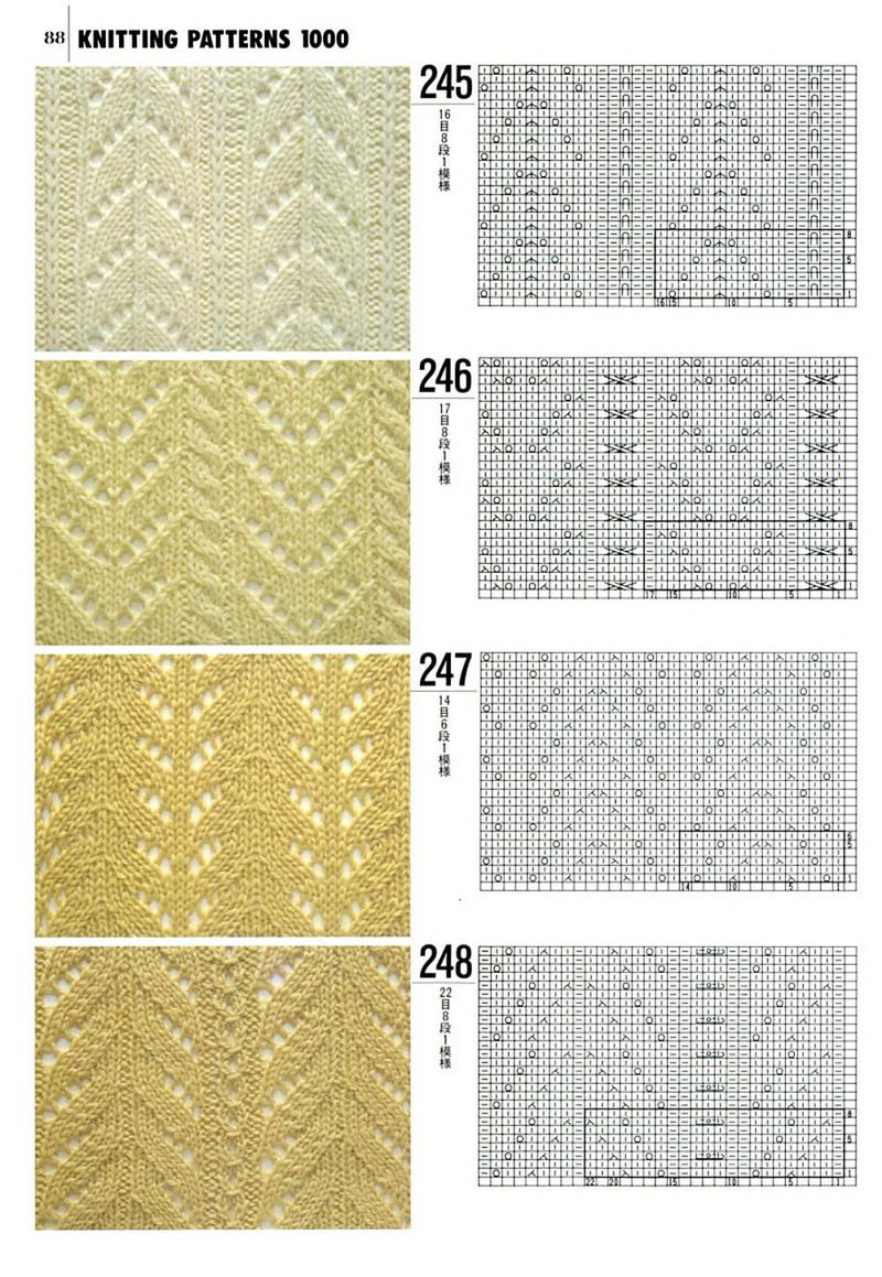 棒針花樣1000種（3） - 水心云影 - 水心云影的博客