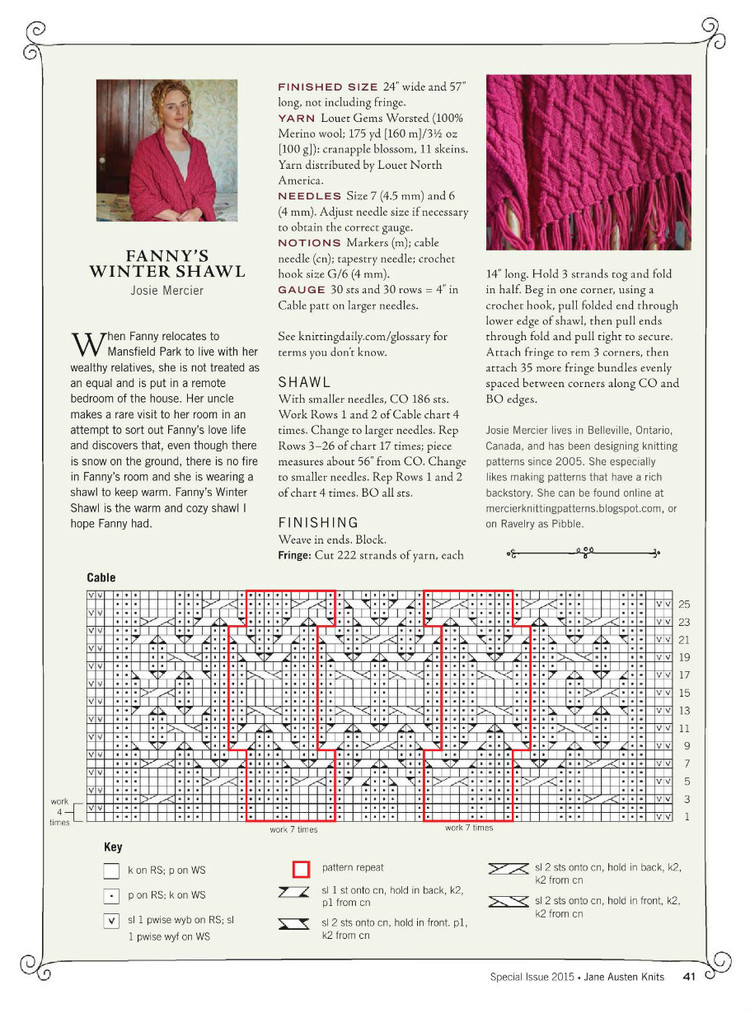 Interweaves Jane Austen Knits  Special Issue2015 - 輕描淡寫 - 輕描淡寫