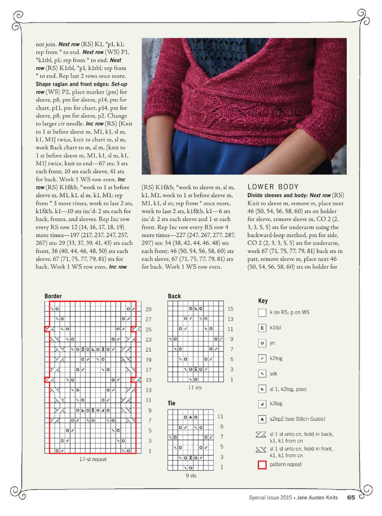 Interweaves Jane Austen Knits  Special Issue2015 - 輕描淡寫 - 輕描淡寫