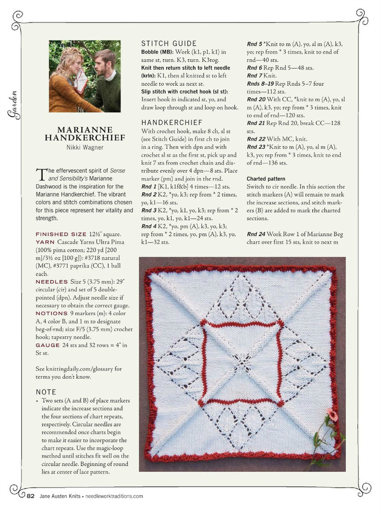Interweaves Jane Austen Knits  Special Issue2015 - 輕描淡寫 - 輕描淡寫