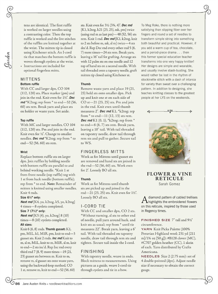 Interweaves Jane Austen Knits  Special Issue2015 - 輕描淡寫 - 輕描淡寫