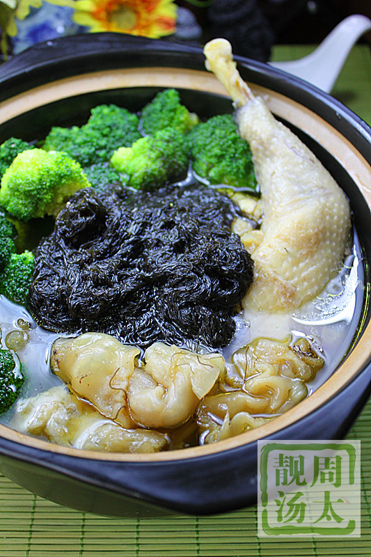 花膠老雞發(fā)菜湯--恭喜發(fā)財(cái) - 周太靚湯 - 周太靚湯