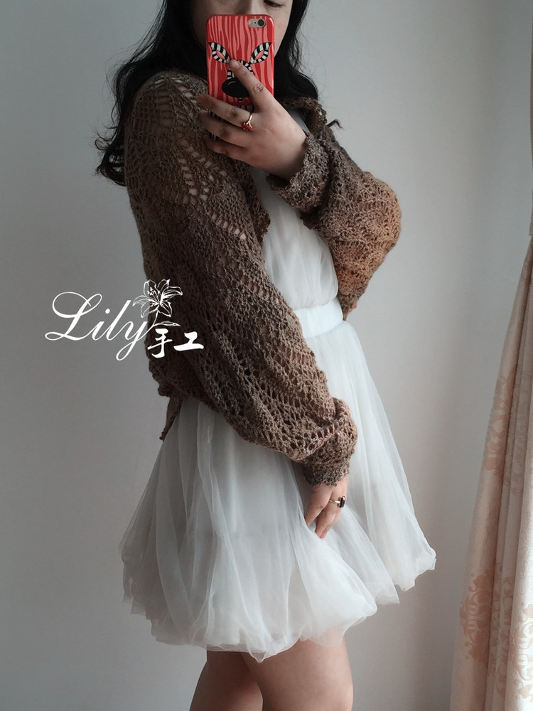 【Lily手工】--菠蘿披--休閑款段染小披 - Lily - Lily的手工編織天地