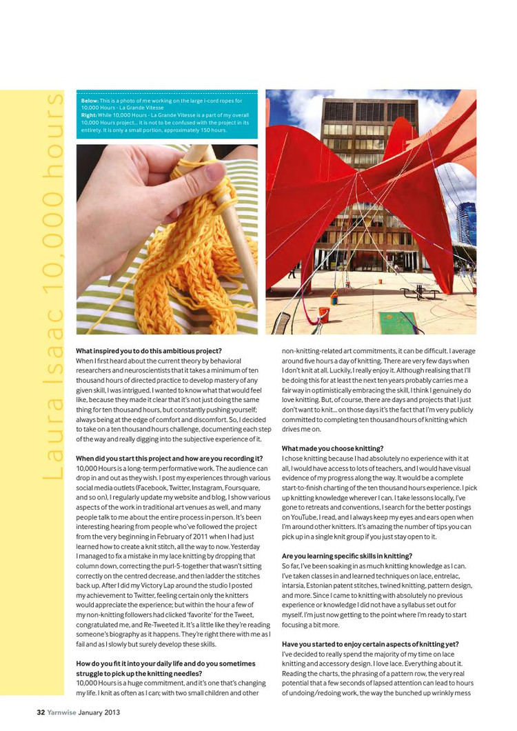 Yarnwise Issue 56 2013 - 輕描淡寫 - 輕描淡寫