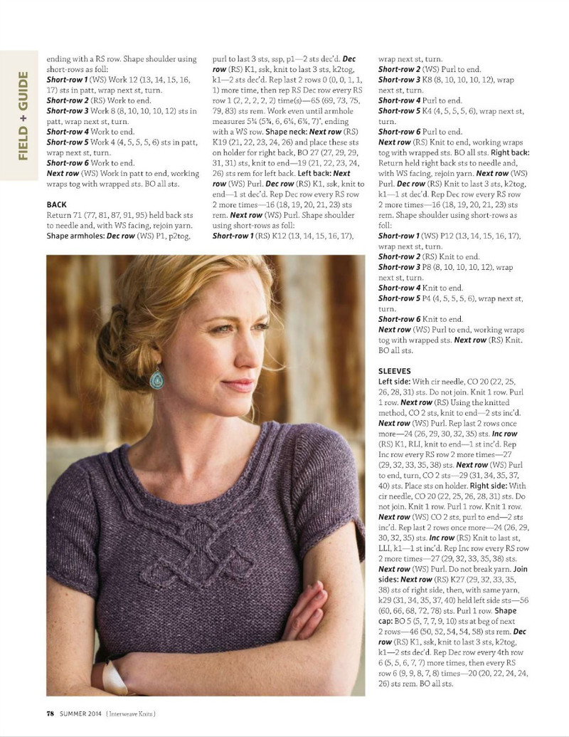 Interweave Knits 2014 夏 - 紫蘇 - 紫蘇的博客