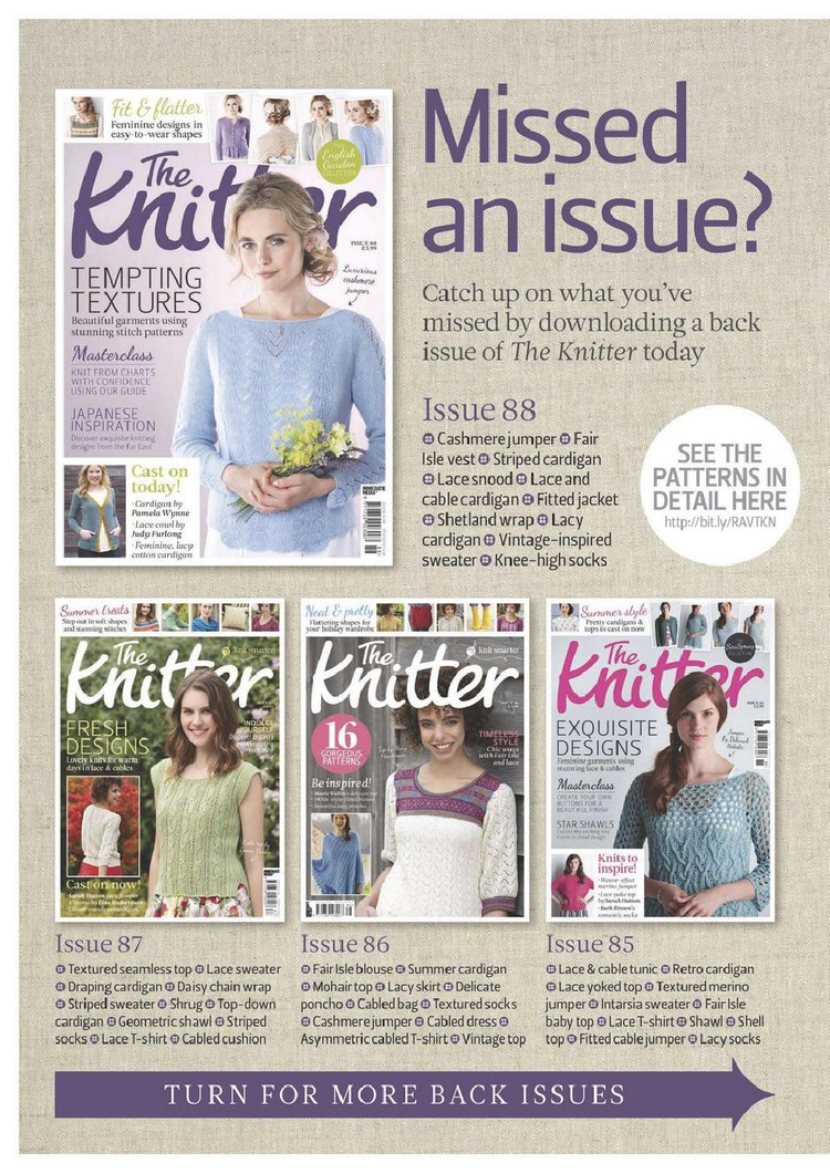 The Knitter Issue 89 2015 - 輕描淡寫 - 輕描淡寫