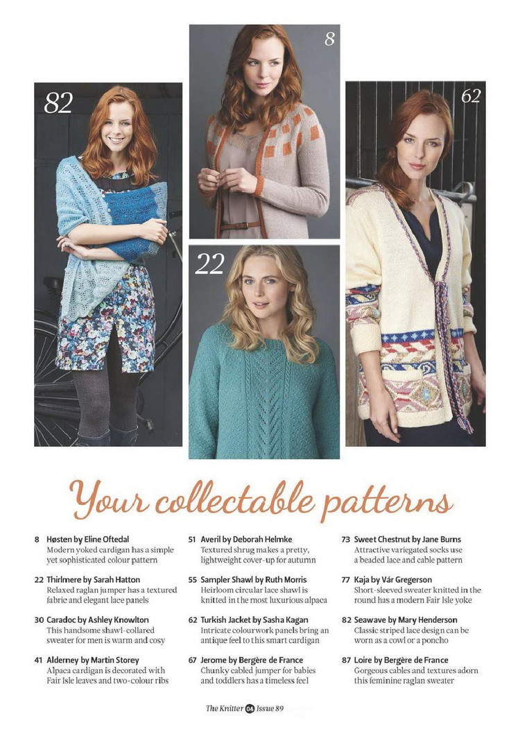 The Knitter Issue 89 2015 - 輕描淡寫 - 輕描淡寫