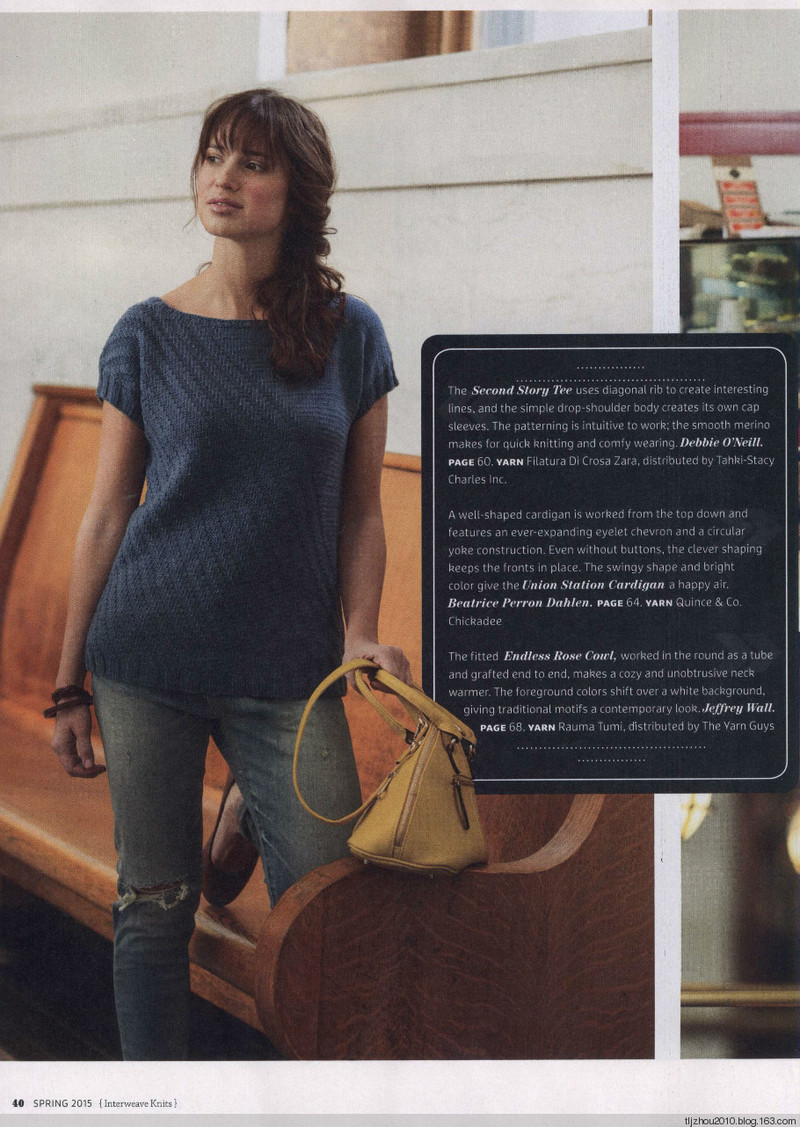 Interweave Knits - Spring 2015 - 紫蘇 - 紫蘇的博客