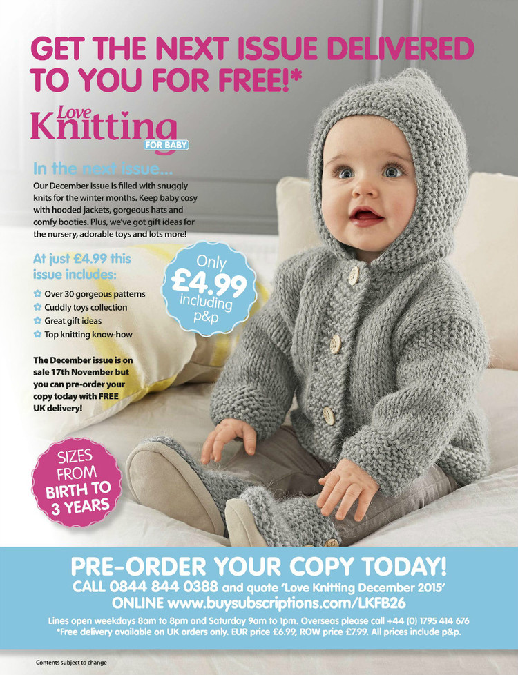 Love Knitting for Babies  Winter 2015 - 輕描淡寫 - 輕描淡寫