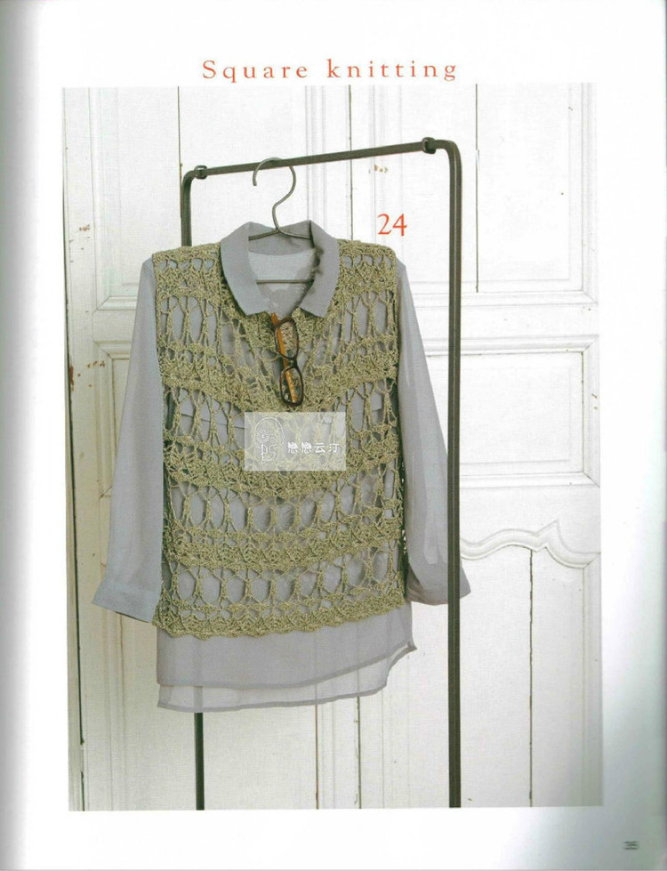 Nice hand knitted spring  summer  №80400  2014 - 輕描淡寫(xiě) - 輕描淡寫(xiě)