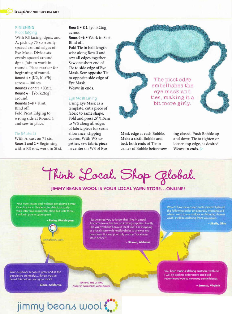 Your Knitting Life April May 2012 - 輕描淡寫 - 輕描淡寫