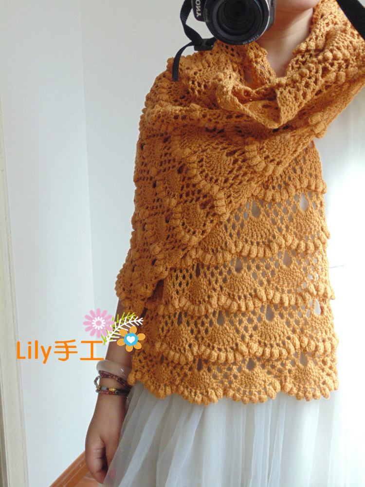 【Lily手工】--野百合--百搭羊毛圍巾 - Lily - Lily的手工編織天地