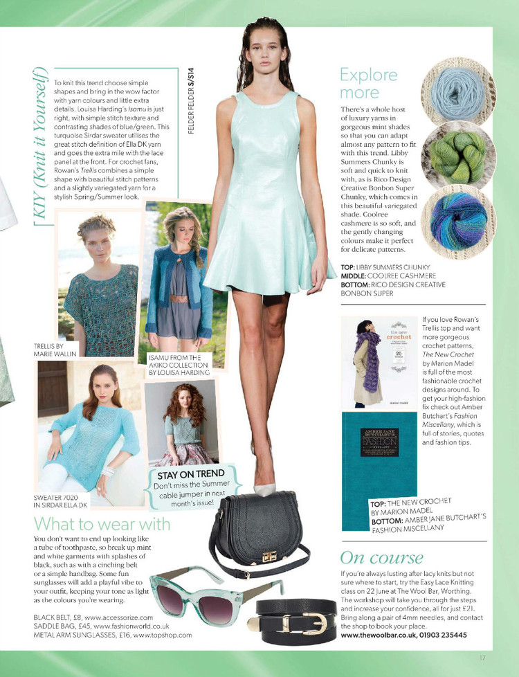 Knitting Magazine  May 2014 - 輕描淡寫(xiě) - 輕描淡寫(xiě)