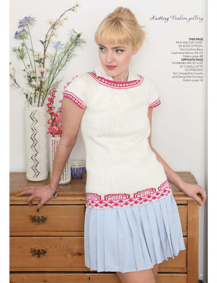 Knitting Magazine  May 2014 - 輕描淡寫(xiě) - 輕描淡寫(xiě)