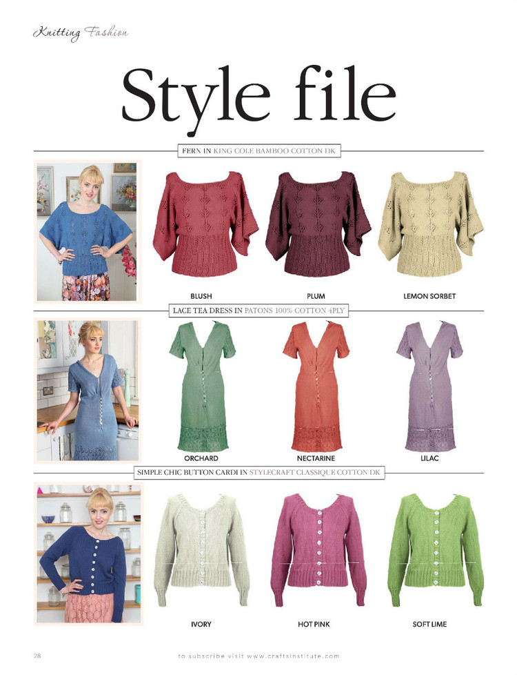 Knitting Magazine  May 2014 - 輕描淡寫(xiě) - 輕描淡寫(xiě)