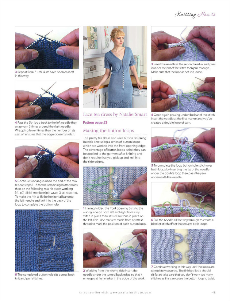 Knitting Magazine  May 2014 - 輕描淡寫(xiě) - 輕描淡寫(xiě)