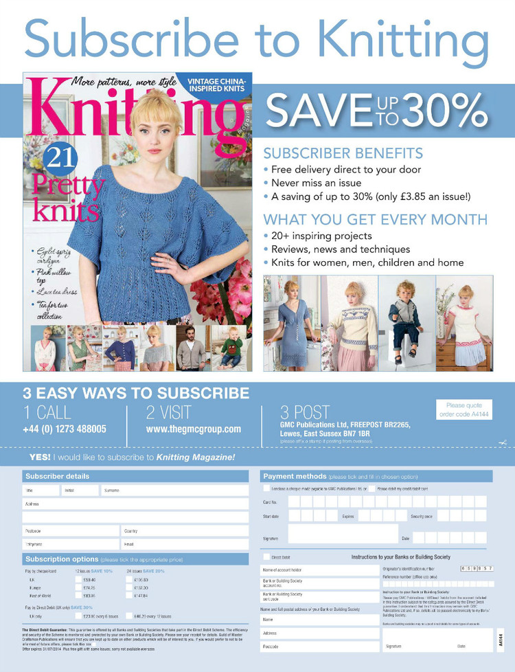 Knitting Magazine  May 2014 - 輕描淡寫(xiě) - 輕描淡寫(xiě)