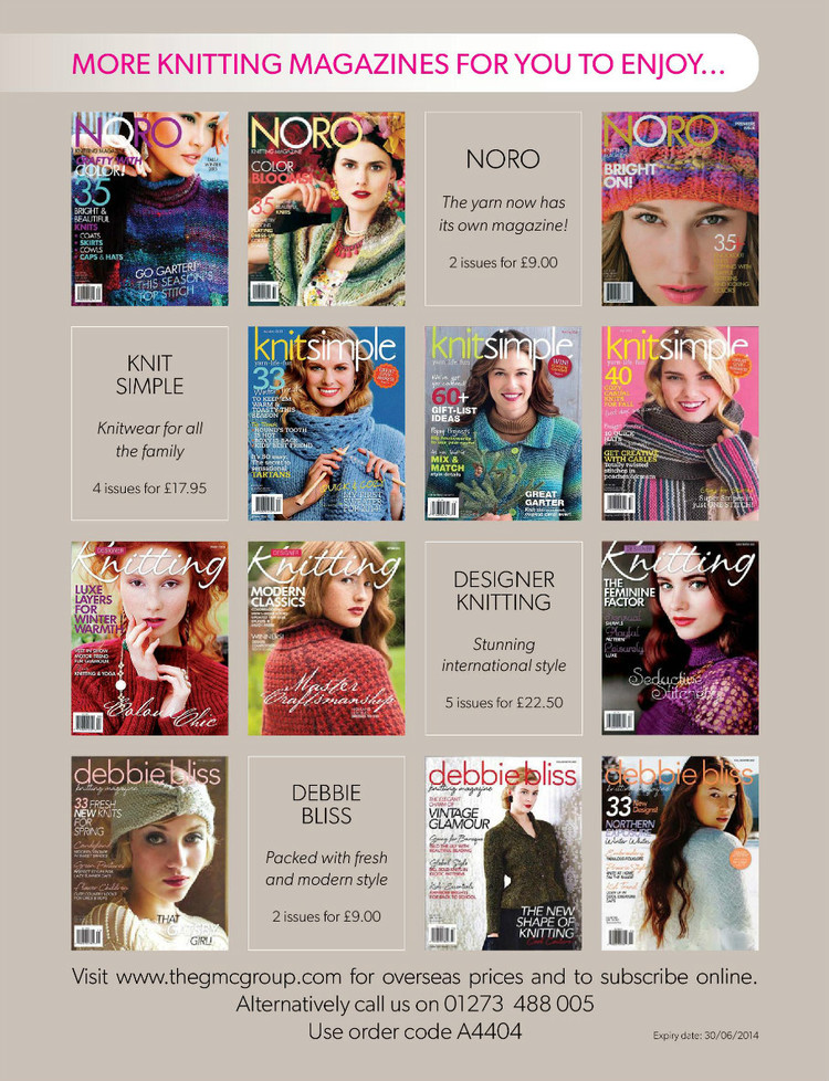 Knitting Magazine  May 2014 - 輕描淡寫(xiě) - 輕描淡寫(xiě)