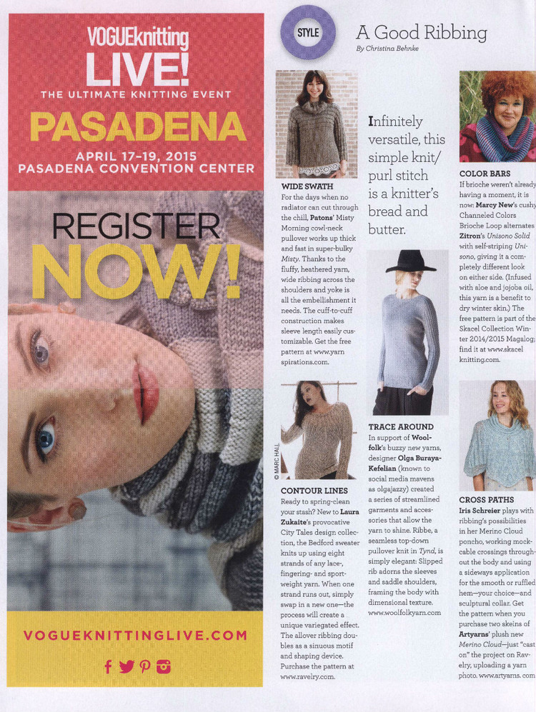 Vogue Knitting International Winter 2014/2015 - 輕描淡寫(xiě) - 輕描淡寫(xiě)