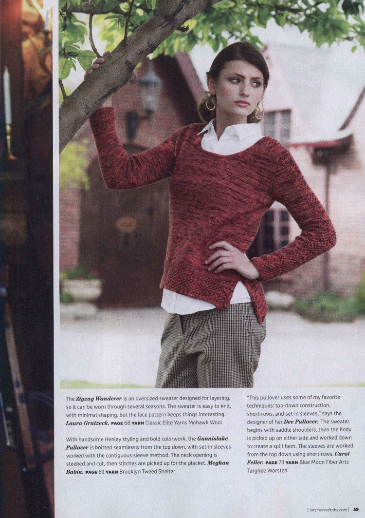 Interweave Knits  Fall 2015 - 輕描淡寫 - 輕描淡寫