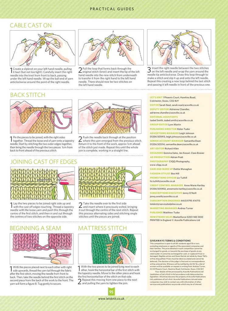 Let’s Knit  December 2015 - 輕描淡寫 - 輕描淡寫