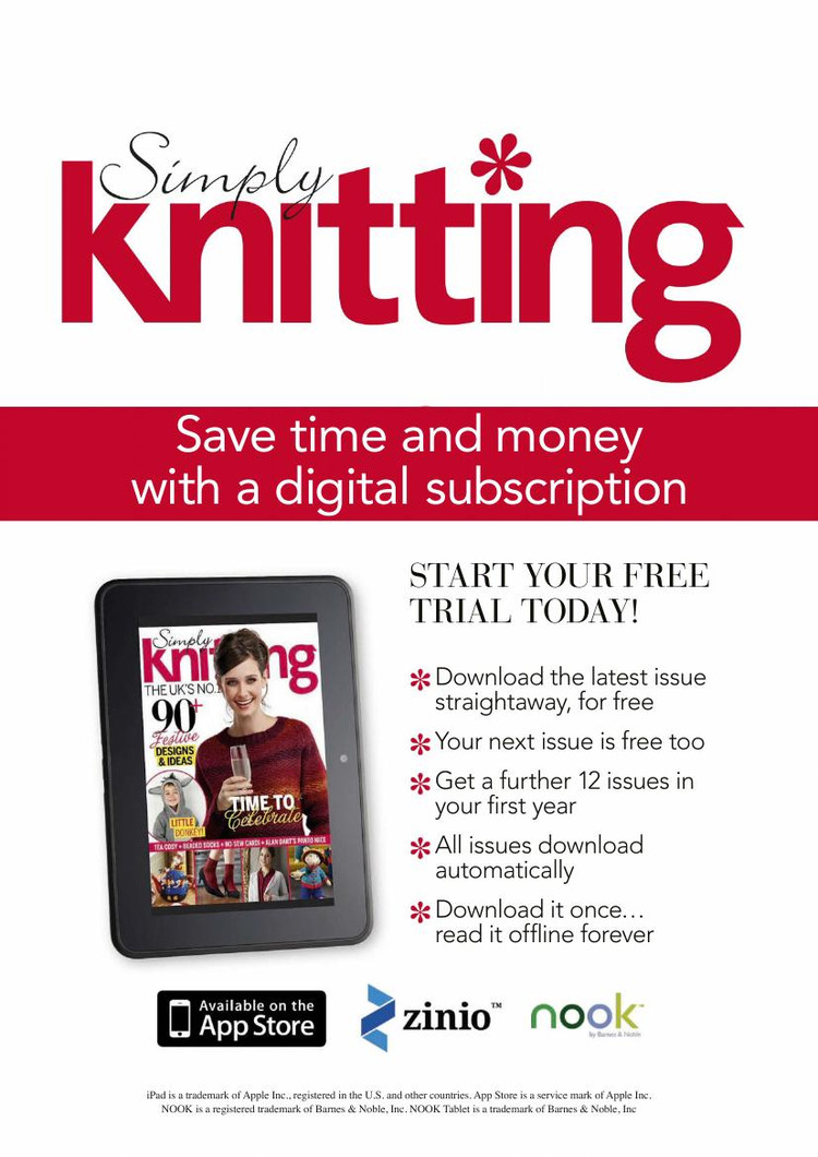 Simply Knitting  February 2016 - 輕描淡寫 - 輕描淡寫
